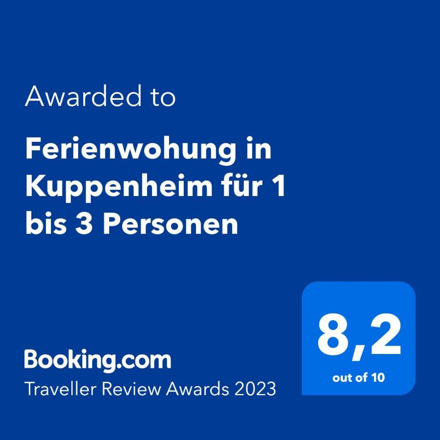 Ferienwohung In Kuppenheim Fuer 1 Bis 3 Personen Apartment Exterior photo